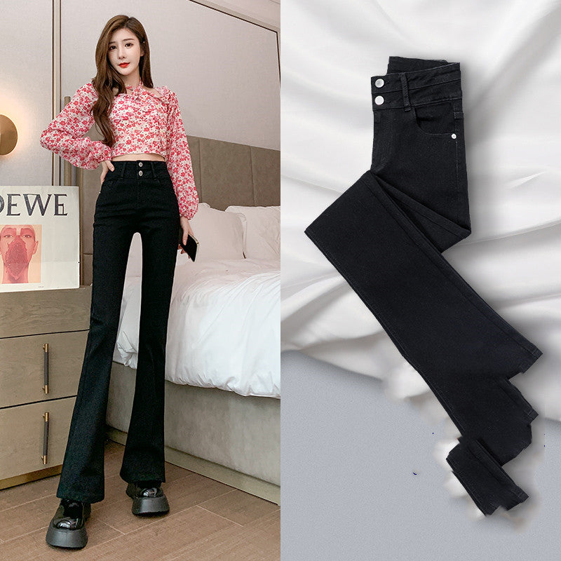 Loose Thin Mopping And Micro Flared Womens Pants Spring And Autumn